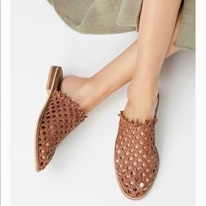 Free People Mirage Woven Flats
